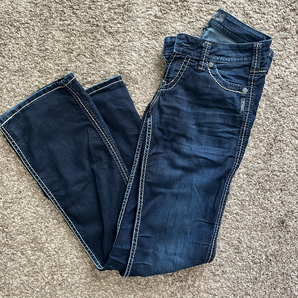 Silver jeans